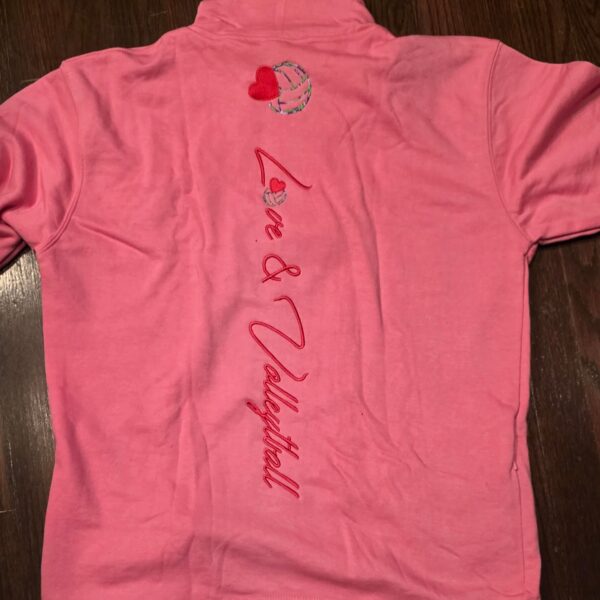 PINK SIGNATURE LOVE&VOLLEYBALL SWEATSUIT (EMBROIDERED)