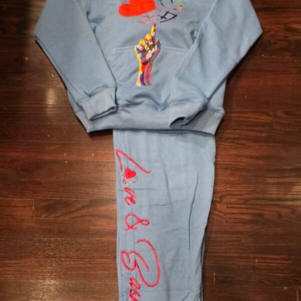 BLUE COLOR (EMBROIDERED)