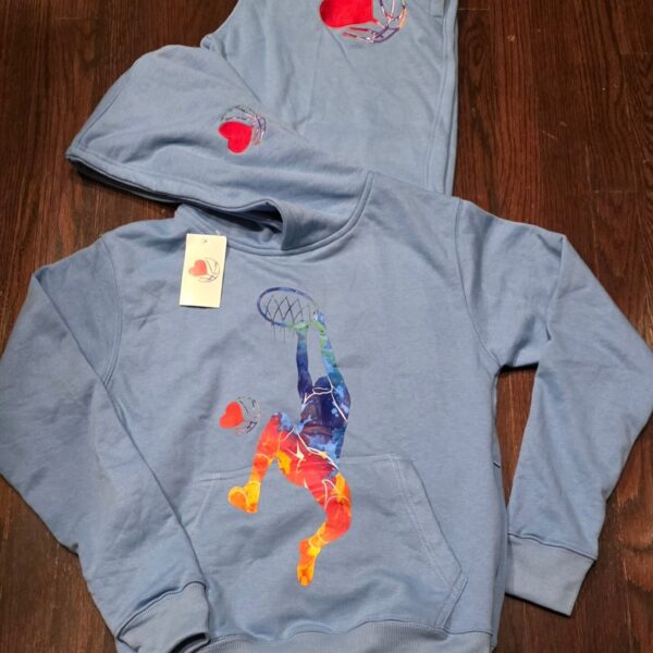 BLUE DUNK SWEATSUIT (LOGO)